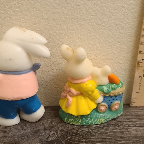 Vintage Easter Bunny Candles - Picture 5 of 7